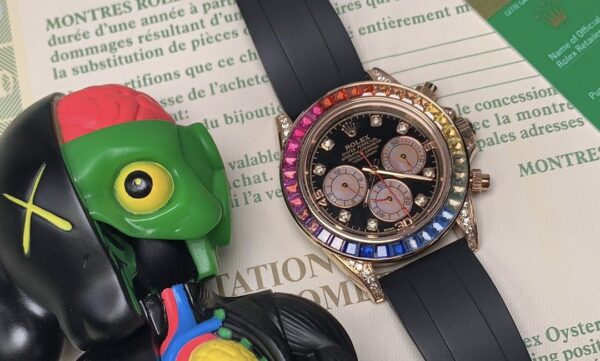 Rolex Cosmograph Daytona 40mm Rose Gold Toned Beaded For Men