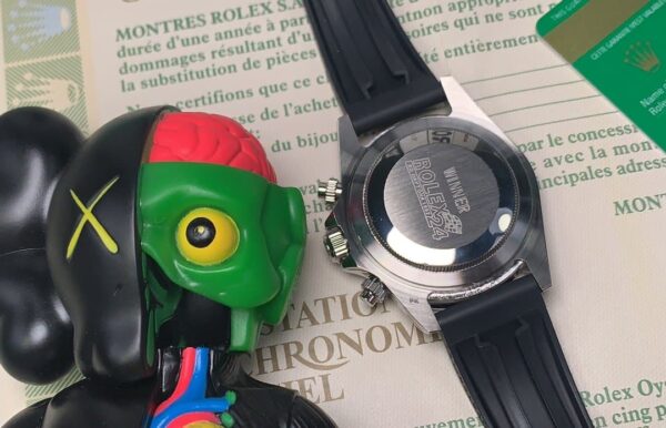 Rolex Cosmograph Daytona 40mm Silver Toned Beaded For Men