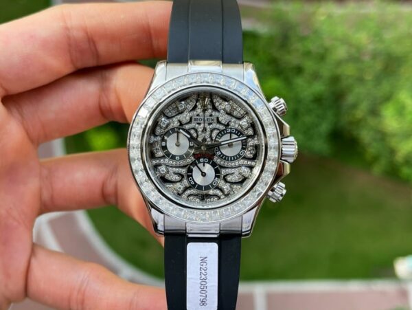 Rolex Cosmograph Daytona 40mm Silver Toned For Men