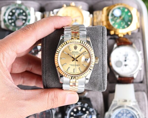Rolex Datejust 36mm Silver Toned For Men 179174