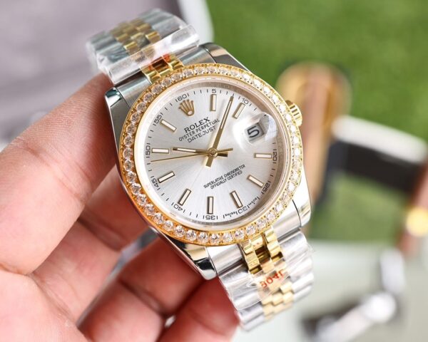 Rolex Datejust 36mm Silver Toned For Men 179174