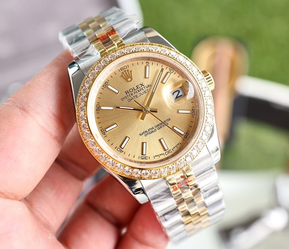 Rolex Datejust 36mm Silver Toned For Men 179174