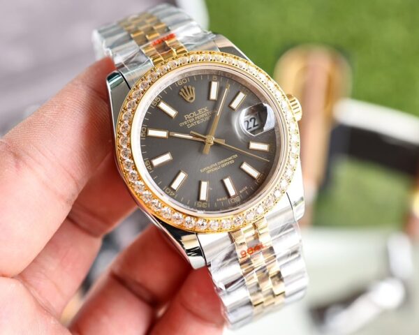 Rolex Datejust 36mm Silver Toned For Men 179174