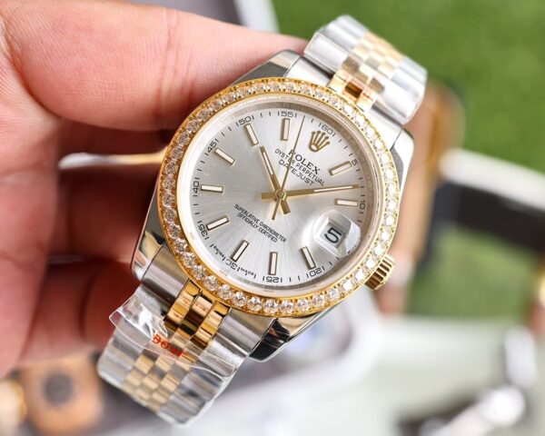 Rolex Datejust 36mm Silver Toned For Men 179174