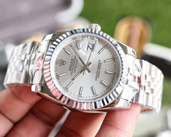 Rolex Datejust 36mm Silver Toned For Men 68274