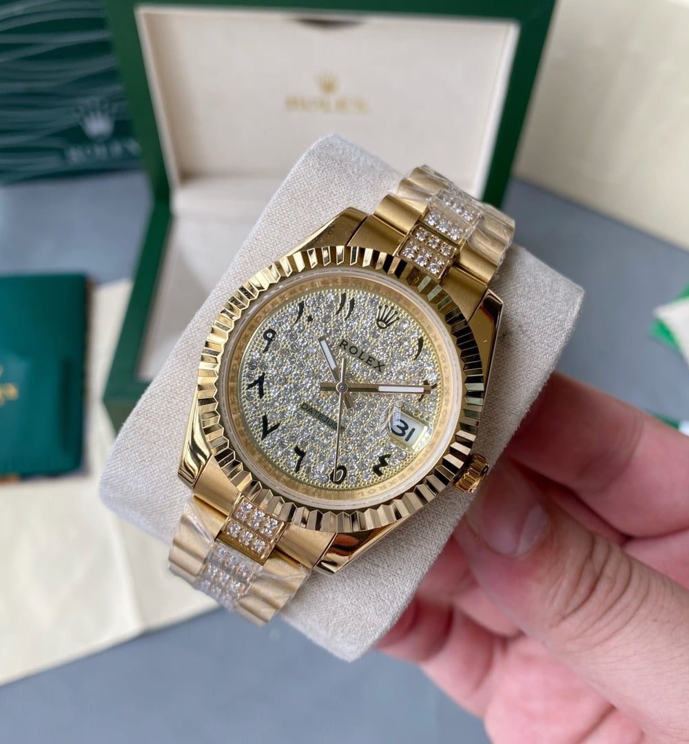 Rolex Datejust 41mm Oyster Perpetual Gold Toned For Men