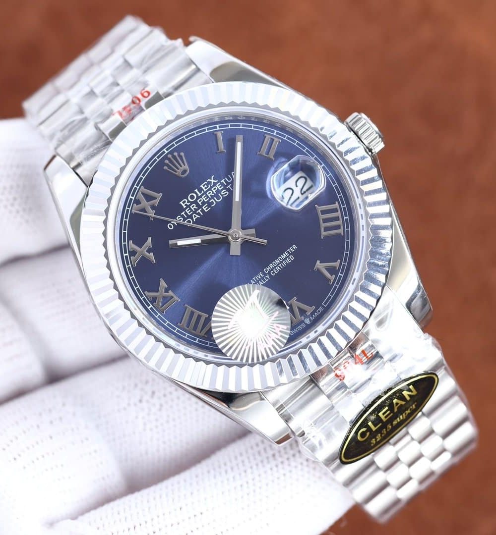 Rolex Datejust 41mm Oyster Perpetual Silver Toned For Men