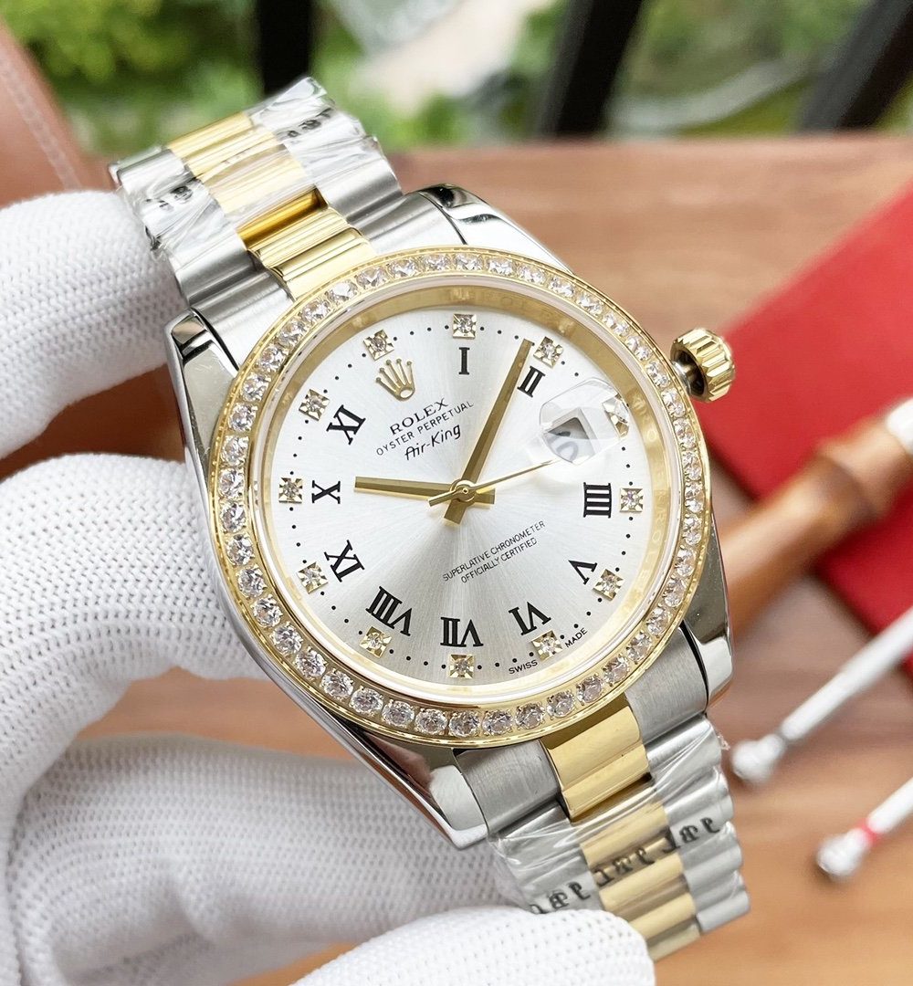 Rolex Datejust 41mm Oyster Perpetual Silver Toned For Men