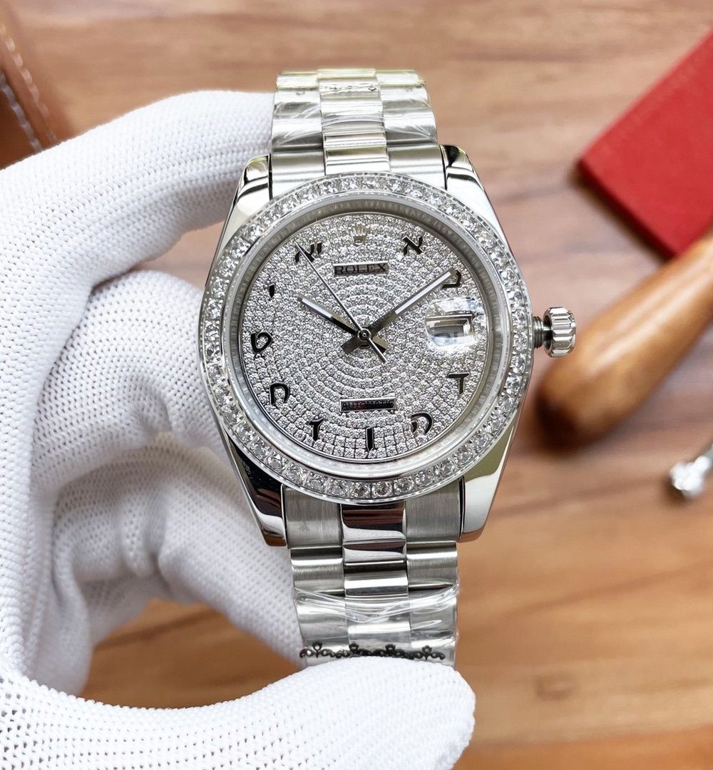 Rolex Datejust 41mm Oyster Perpetual Silver Toned For Men