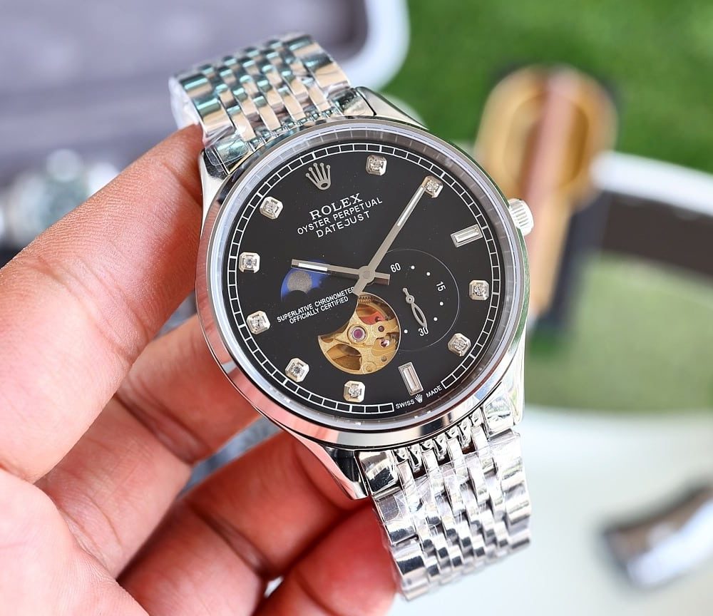 Rolex Datejust Oyster Perpetual 41 Silver Toned For Men