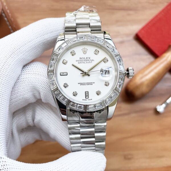 Rolex Datejust Oyster Perpetual 41 Silver Toned For Men