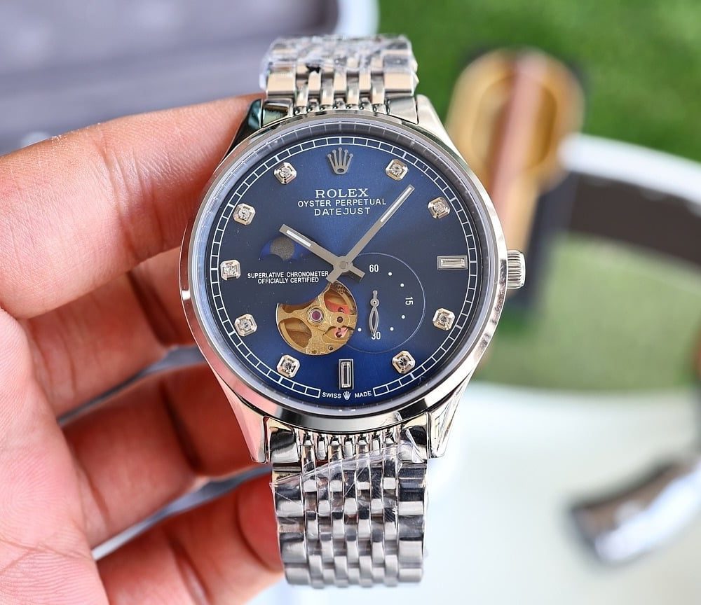 Rolex Datejust Oyster Perpetual 41 Silver Toned For Men