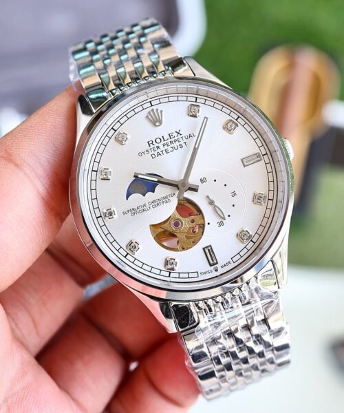 Rolex Datejust Oyster Perpetual 41 Silver Toned For Men