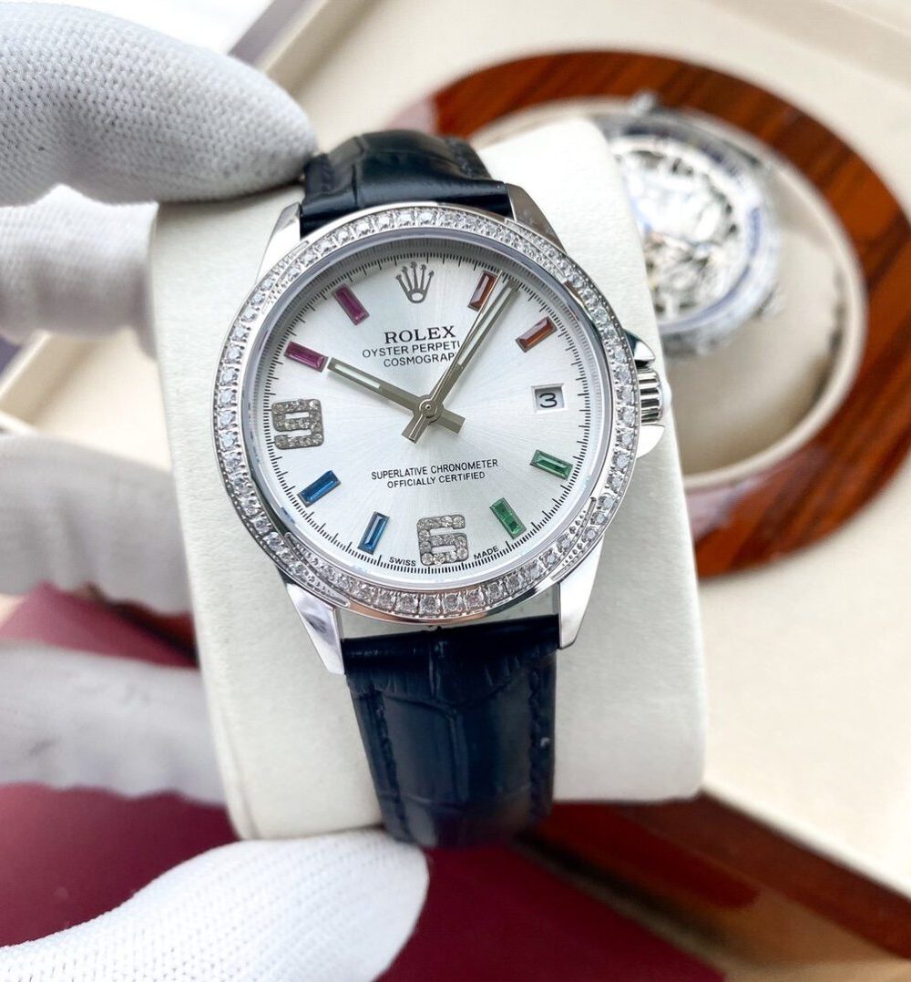 Rolex Datejust Perpetual 36mm Silver Toned For Women