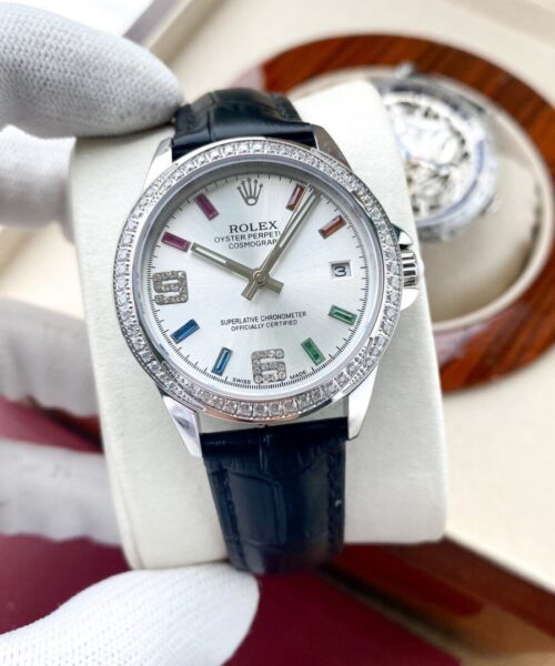 Rolex Datejust Perpetual 36mm Silver Toned For Women