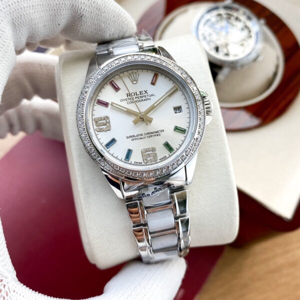 Rolex Datejust Perpetual 36mm Silver Toned For Women