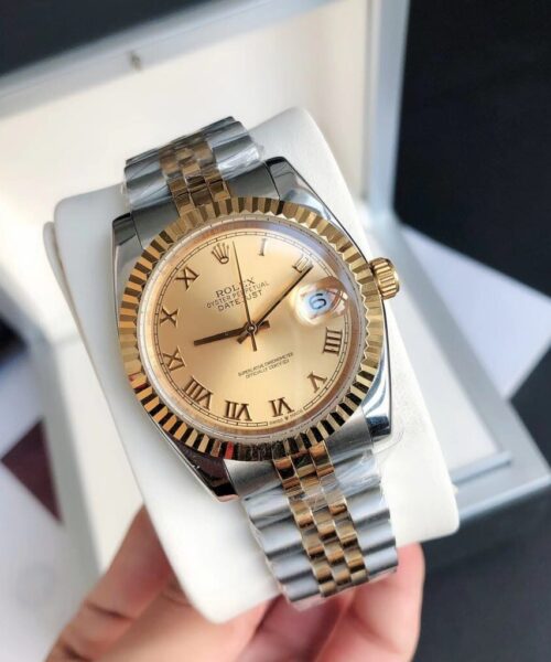 Rolex Datejust Watch Gold/Silver Toned Unisex 116233