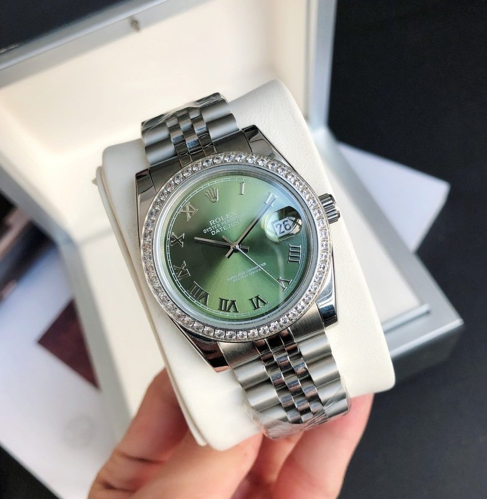 Rolex Datejust Watch Silver Toned Unisex