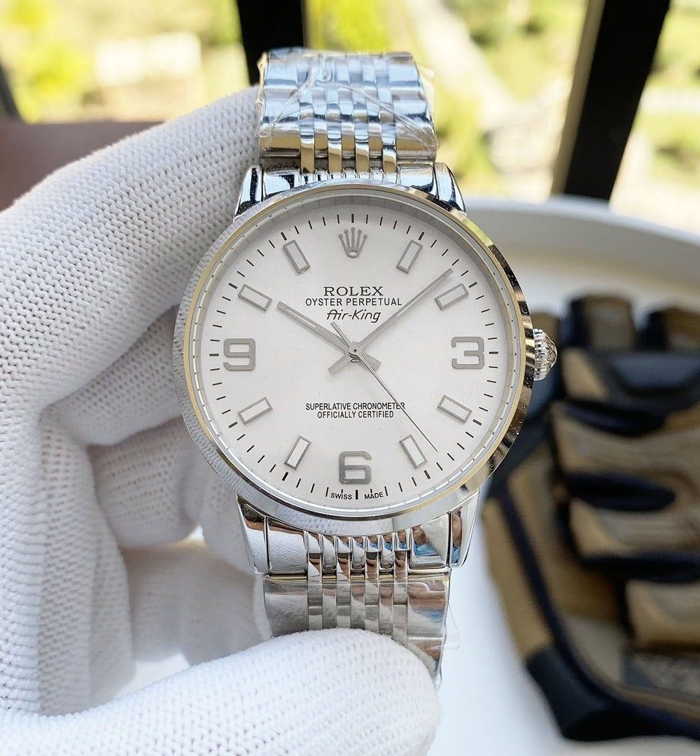 Rolex Explorer 42mm Silver Toned For Men 98086