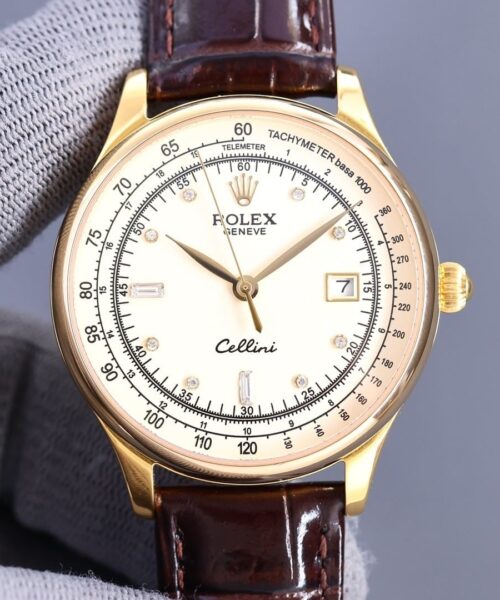 Rolex Geneve Cellini 40mm Gold Toned For Men