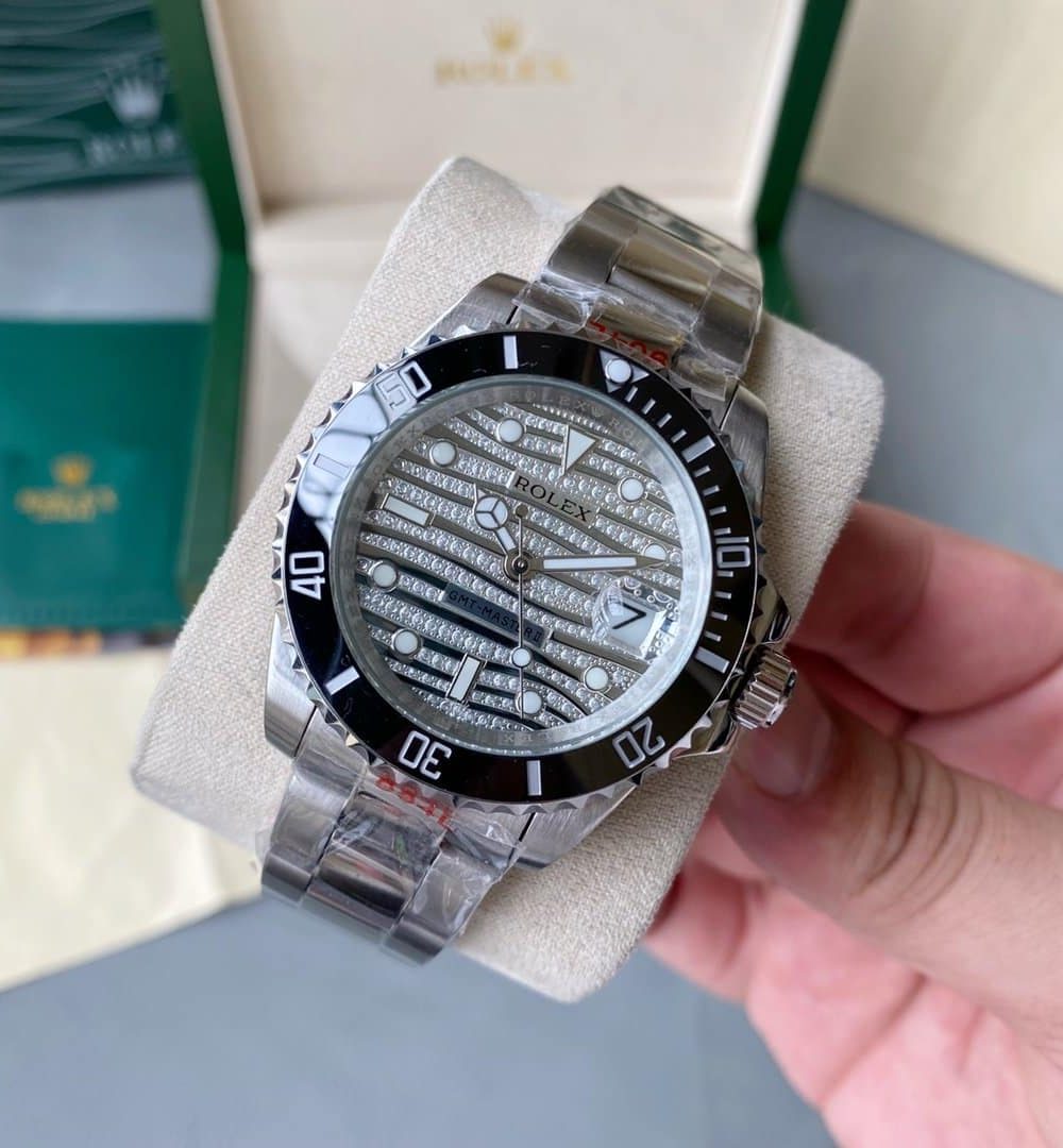 Rolex GMT - Master II 40mm For Men Silver Toned