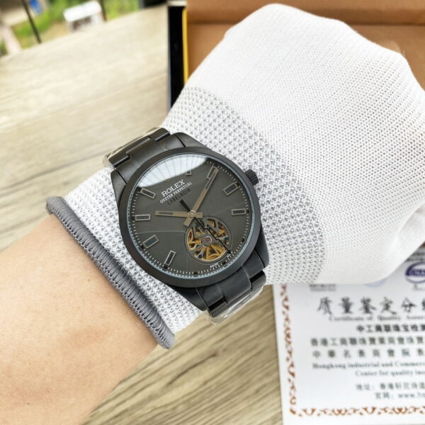 Rolex Labelnoir 41mm Black Metal Toned For Men