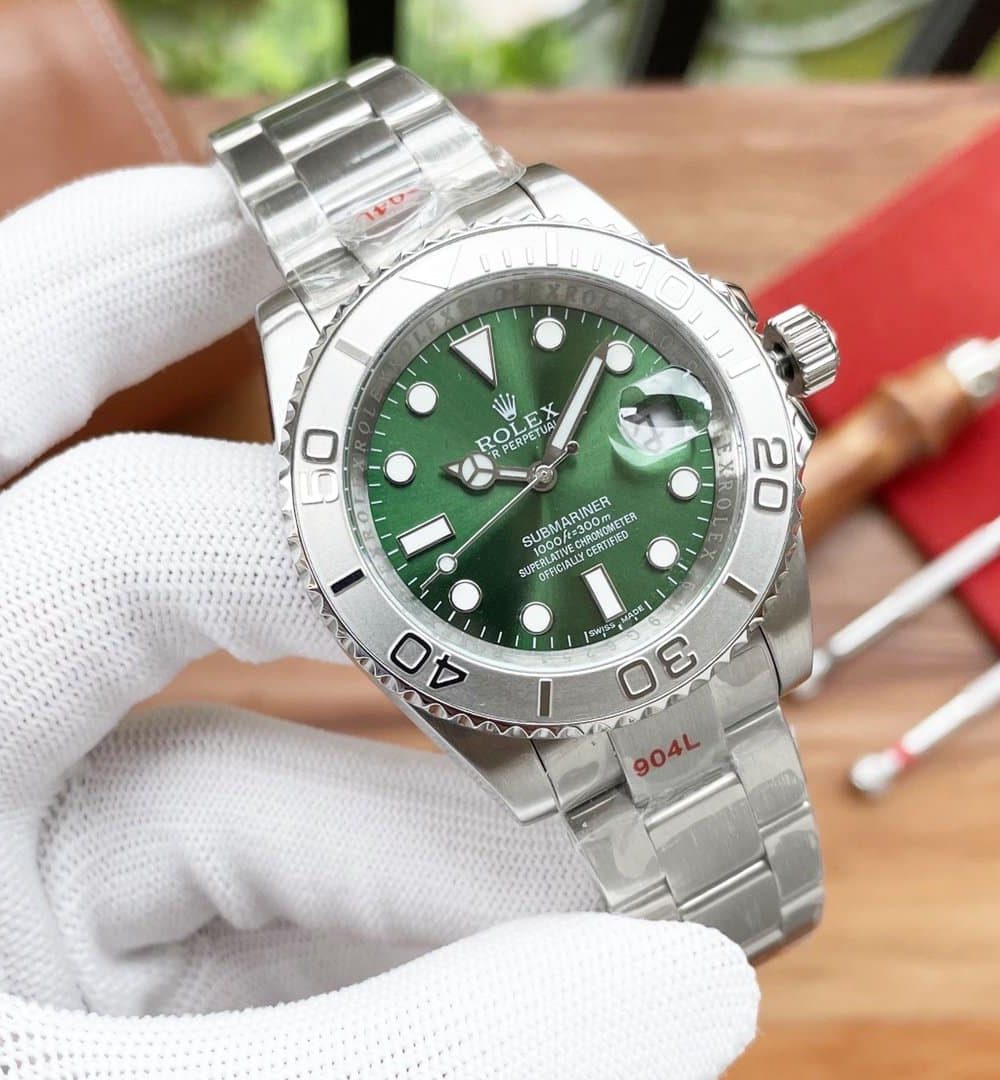 Rolex Submariner Date 41mm Silver Toned For Men