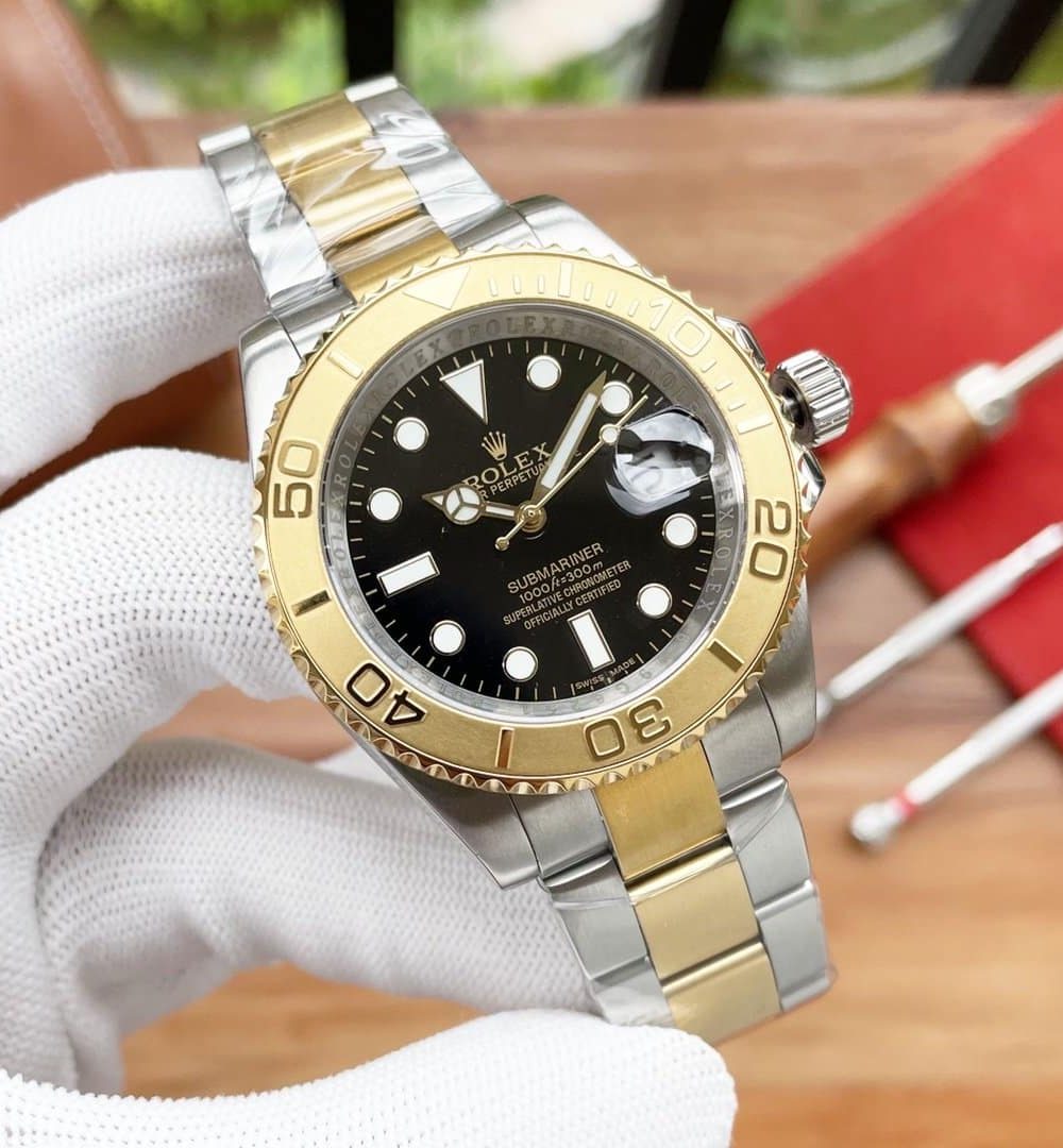 Rolex Submariner Date 41mm Silver Toned For Men