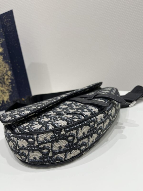 1:1 Replica Saddle Bag Blue For Women 10in/26cm 1ADPO093YKY_H28E