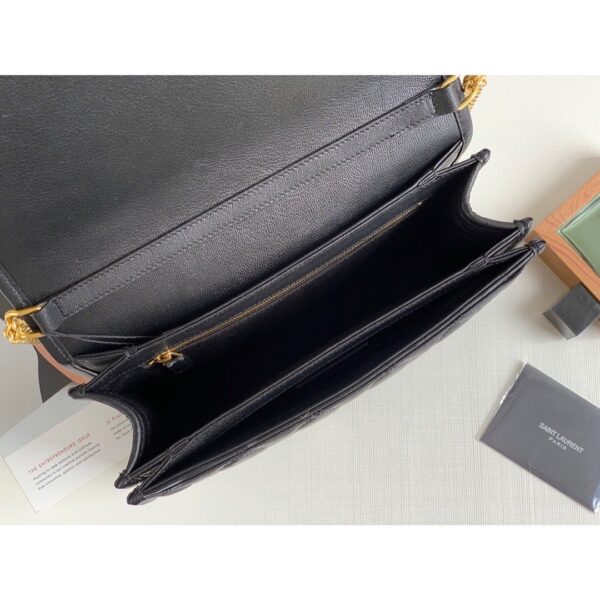 [REP 1:1] Saint Laurent Becky Small Shoulder Bag Black For Women 10.5in/27cm YSL P00420101
