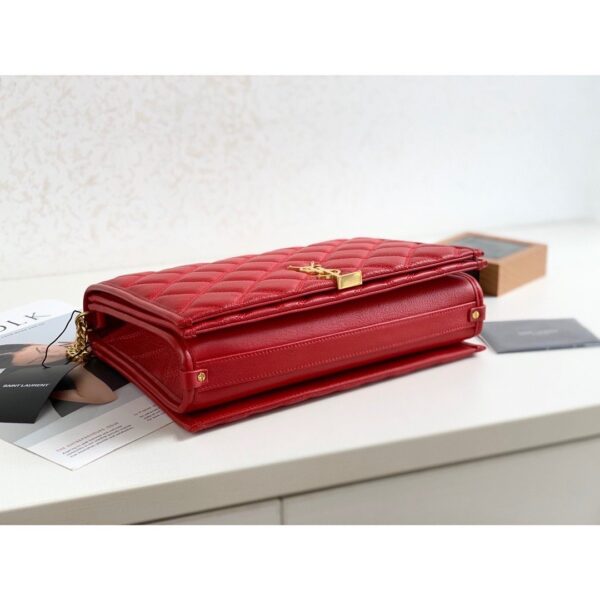 [REP 1:1] Saint Laurent Becky Small Shoulder Bag Red For Women 10.5in/27cm YSL