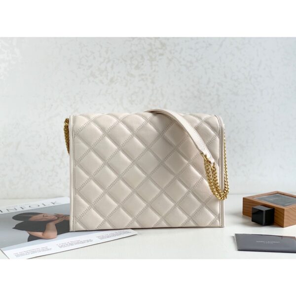 [REP 1:1] Saint Laurent Becky Small Shoulder Bag White For Women 10.5in/27cm YSL