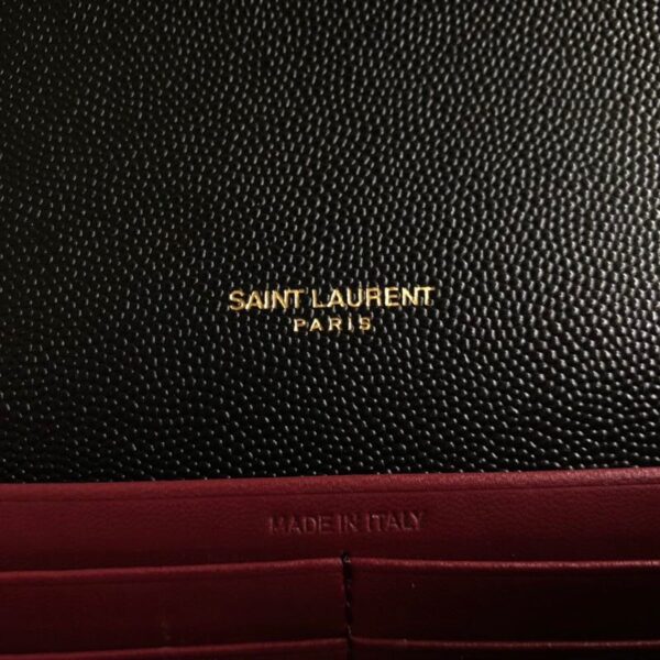 [REP 1:1] Saint Laurent Cassandra Flap-Front Crossbody Bag Black For Women 8.7in/22cm YSL