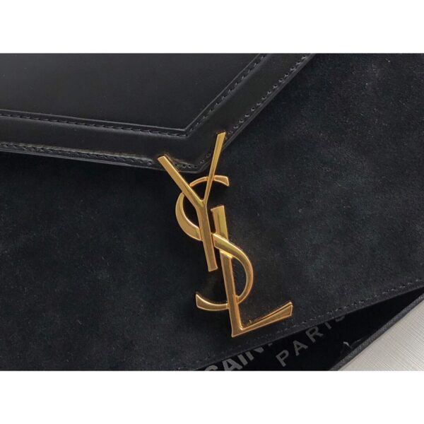 [REP 1:1] Saint Laurent Cassandra Medium Chain Bag Black For Women 8.6in/22cm YSL 5327500SX0W1000