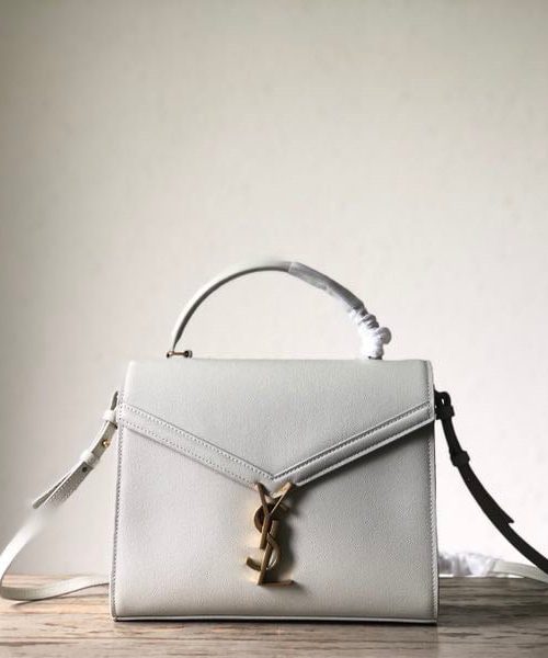 [REP 1:1] Saint Laurent Cassandra Medium Top Handle Bag Black For Women 8.7in/22cm YSL