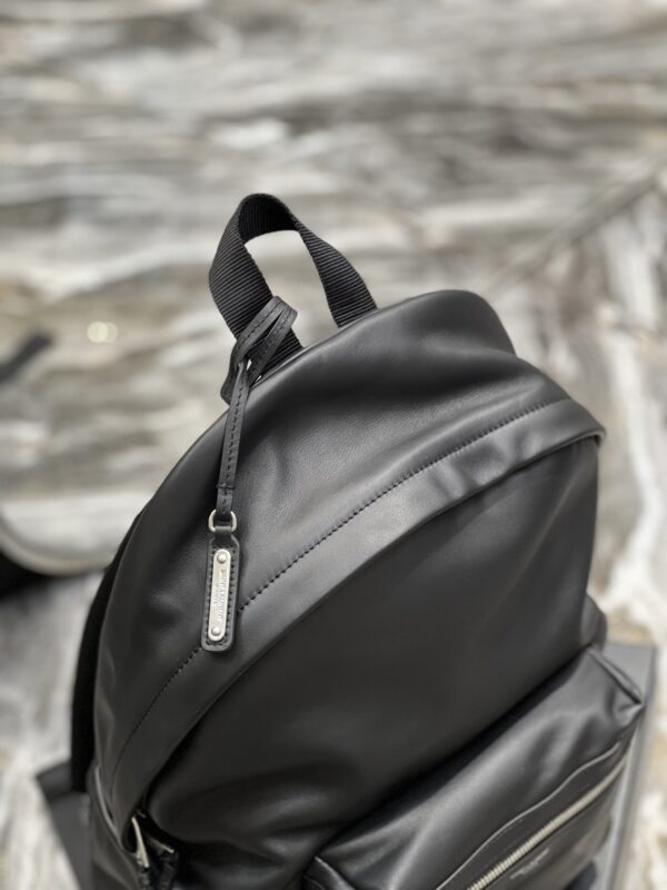 [REP 1:1] Saint Laurent City Backpack In Unisex For Women 13.8in/35cm Black YSL