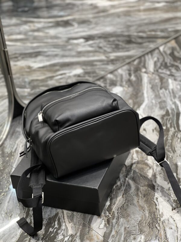 [REP 1:1] Saint Laurent City Backpack In Unisex For Women 13.8in/35cm Black YSL