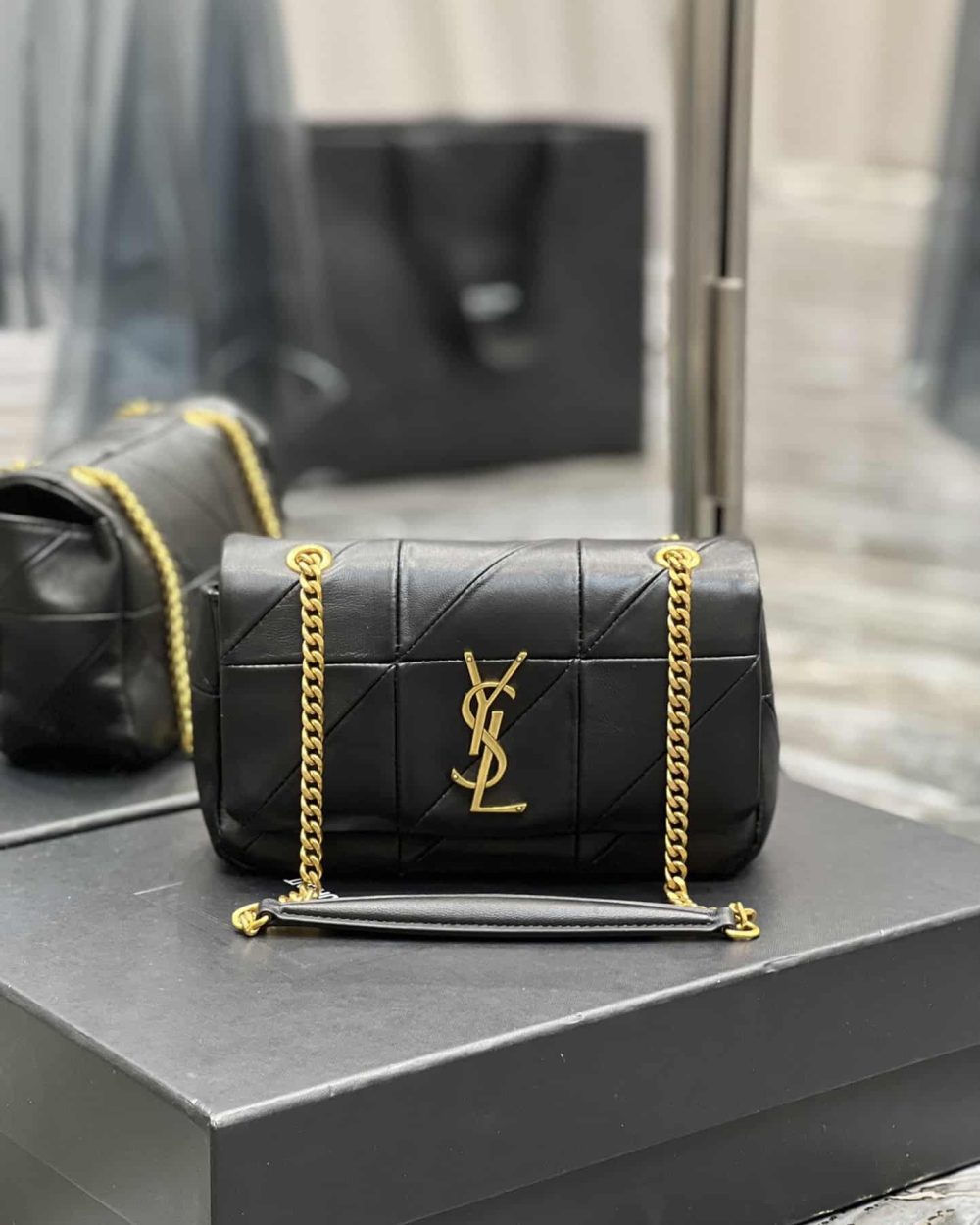 [REP 1:1] Saint Laurent Jamie Small Chain  Bag Black For Women, Women's Bags 7.8in/20cm YSL