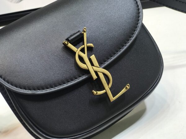 [REP 1:1] Saint Laurent Kaia Small Satchel Black For Women 7.2in/18.5cm YSL 619740BWR0W1000