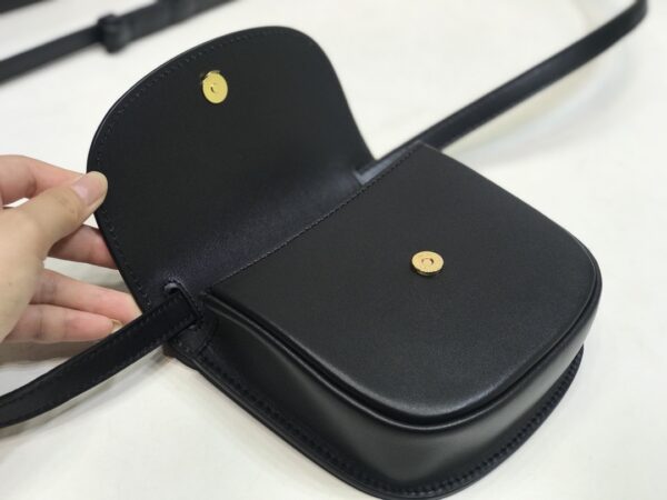 [REP 1:1] Saint Laurent Kaia Small Satchel Black For Women 7.2in/18.5cm YSL 619740BWR0W1000