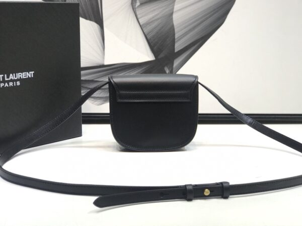 [REP 1:1] Saint Laurent Kaia Small Satchel Black For Women 7.2in/18.5cm YSL 619740BWR0W1000