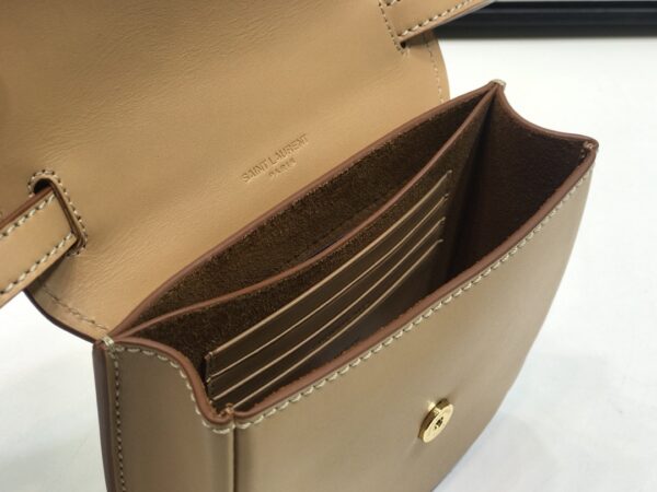 [REP 1:1] Saint Laurent Kaia Small Satchel Brown For Women 7.2in/18.5cm YSL 619740BWR6W2725