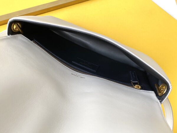 [REP 1:1] Saint Laurent Kate 99 Chain Bag White With Gold Hardware For Women 10.2in/26cm YSL