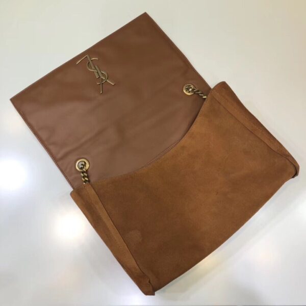 [REP 1:1] Saint Laurent Kate Medium Reversible Chain Bag Brown For Women 28.5in/11.2cm YSL 5538041S78W7761