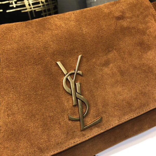 [REP 1:1] Saint Laurent Kate Medium Reversible Chain Bag Brown For Women 28.5in/11.2cm YSL 5538041S78W7761