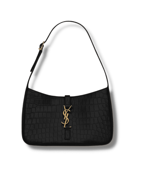 [REP 1:1] Saint Laurent Le 5 À 7 Embossed Shoulder Bag Black For Women - 657228DZESW