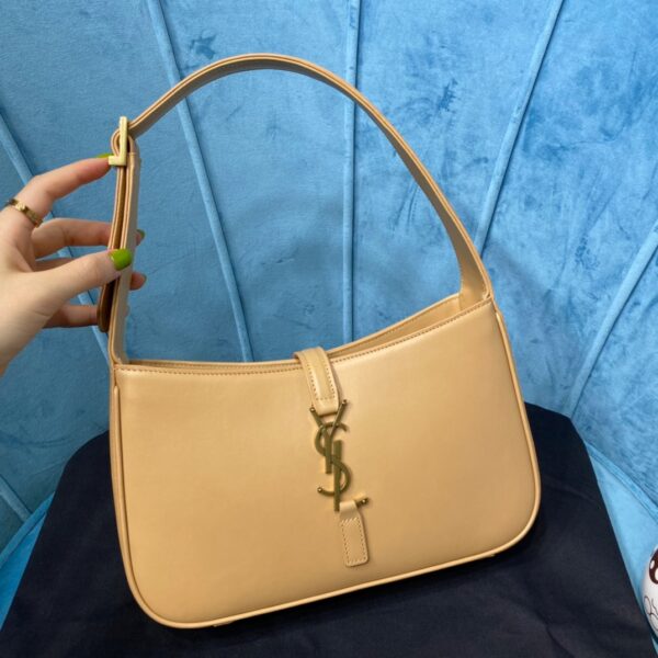 [REP 1:1] Saint Laurent Le 5 À 7 Hobo Bag In Smooth Beige For Women 9in/23cm YSL  6572282R20W9832