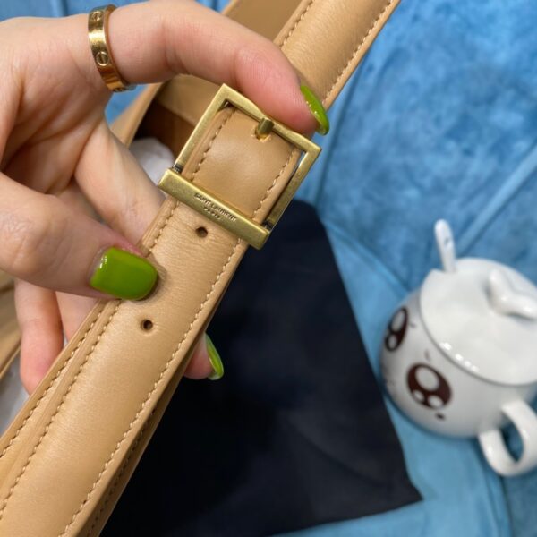 [REP 1:1] Saint Laurent Le 5 À 7 Hobo Bag In Smooth Beige For Women 9in/23cm YSL  6572282R20W9832