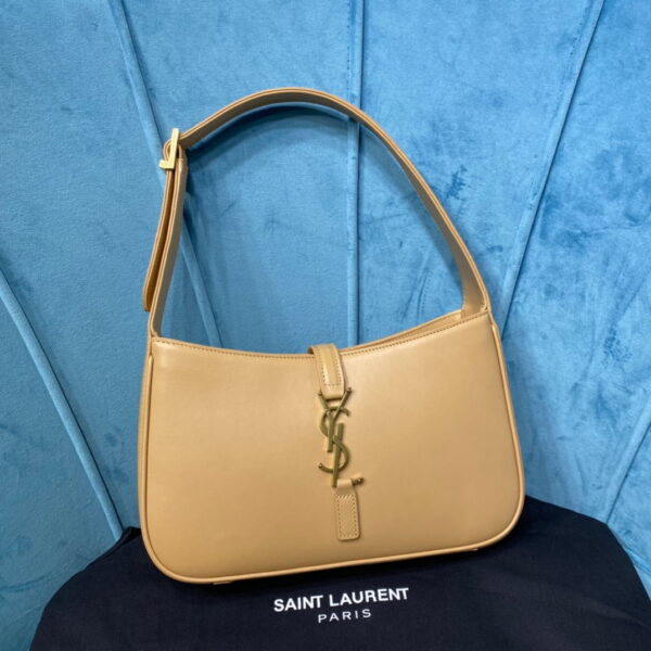 [REP 1:1] Saint Laurent Le 5 À 7 Hobo Bag In Smooth Beige For Women 9in/23cm YSL  6572282R20W9832