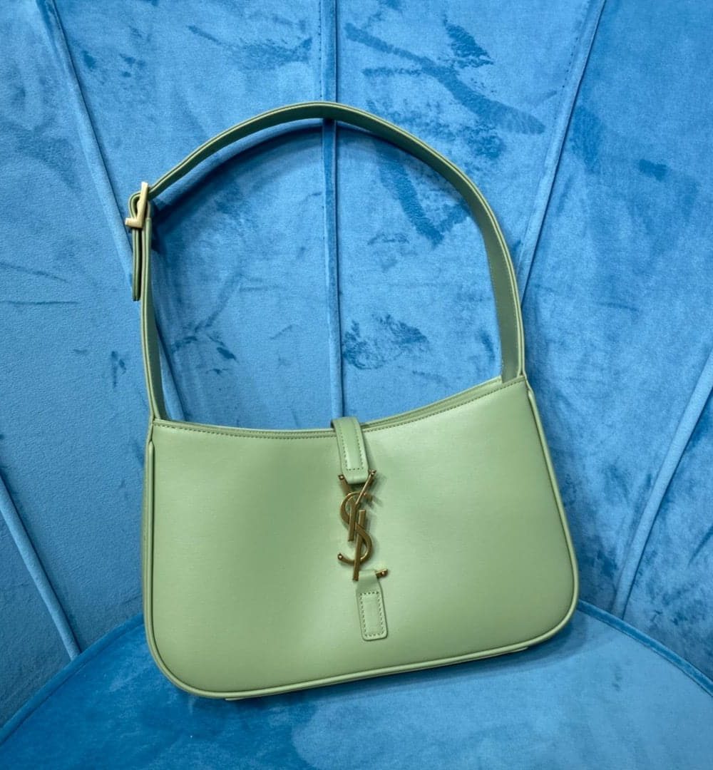 [REP 1:1] Saint Laurent Le 5 À 7 Hobo Bag In Smooth Light Green For Women 9in/23cm YSL 6572282R20W3316